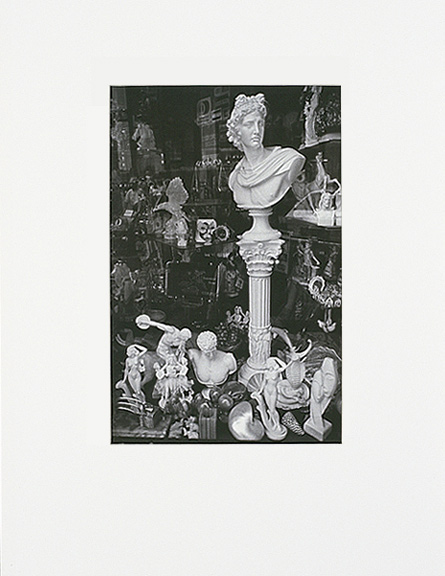 B/W photograph from (re)Current Allegories 1990