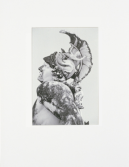 B/W photograph from (re)Current Allegories 1990